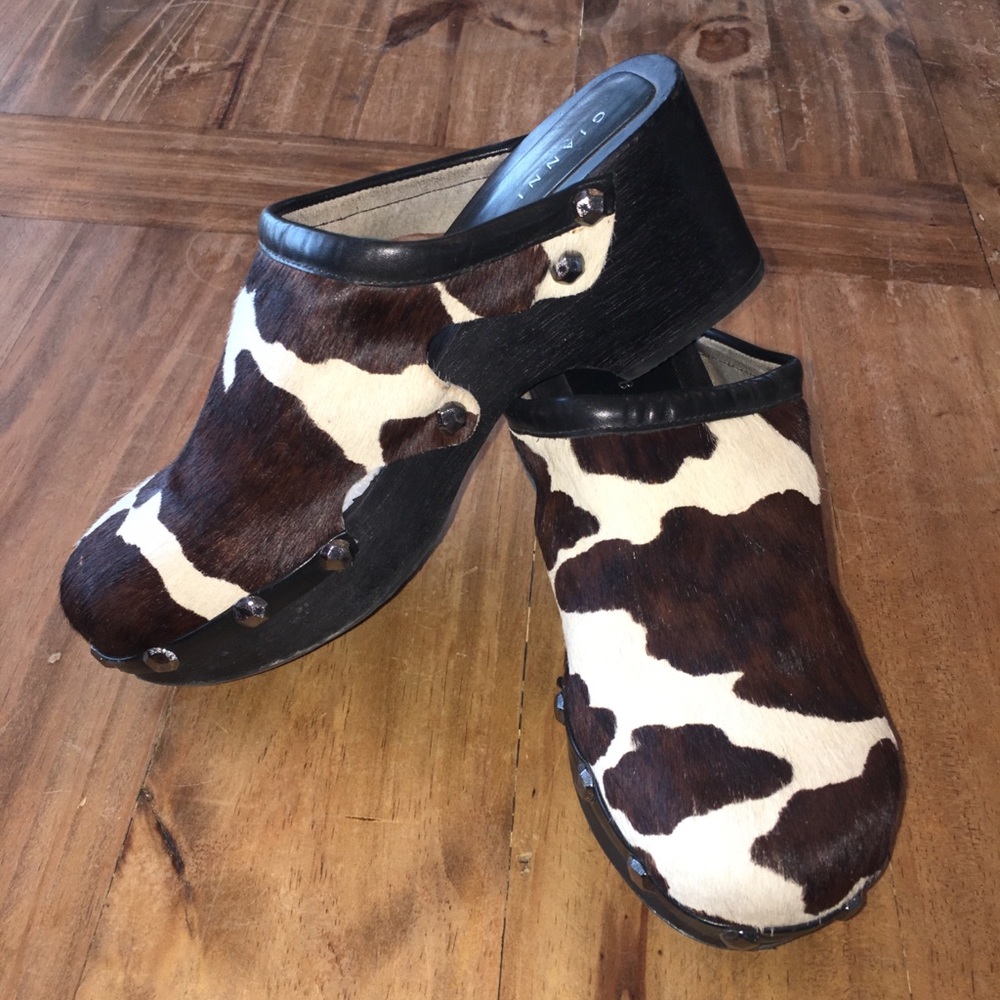 Hair on Hide Clogs